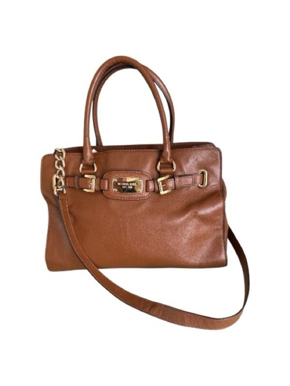 Michael Kors Hamilton Large East West Pebbled Leather Tote Shoulder Bag